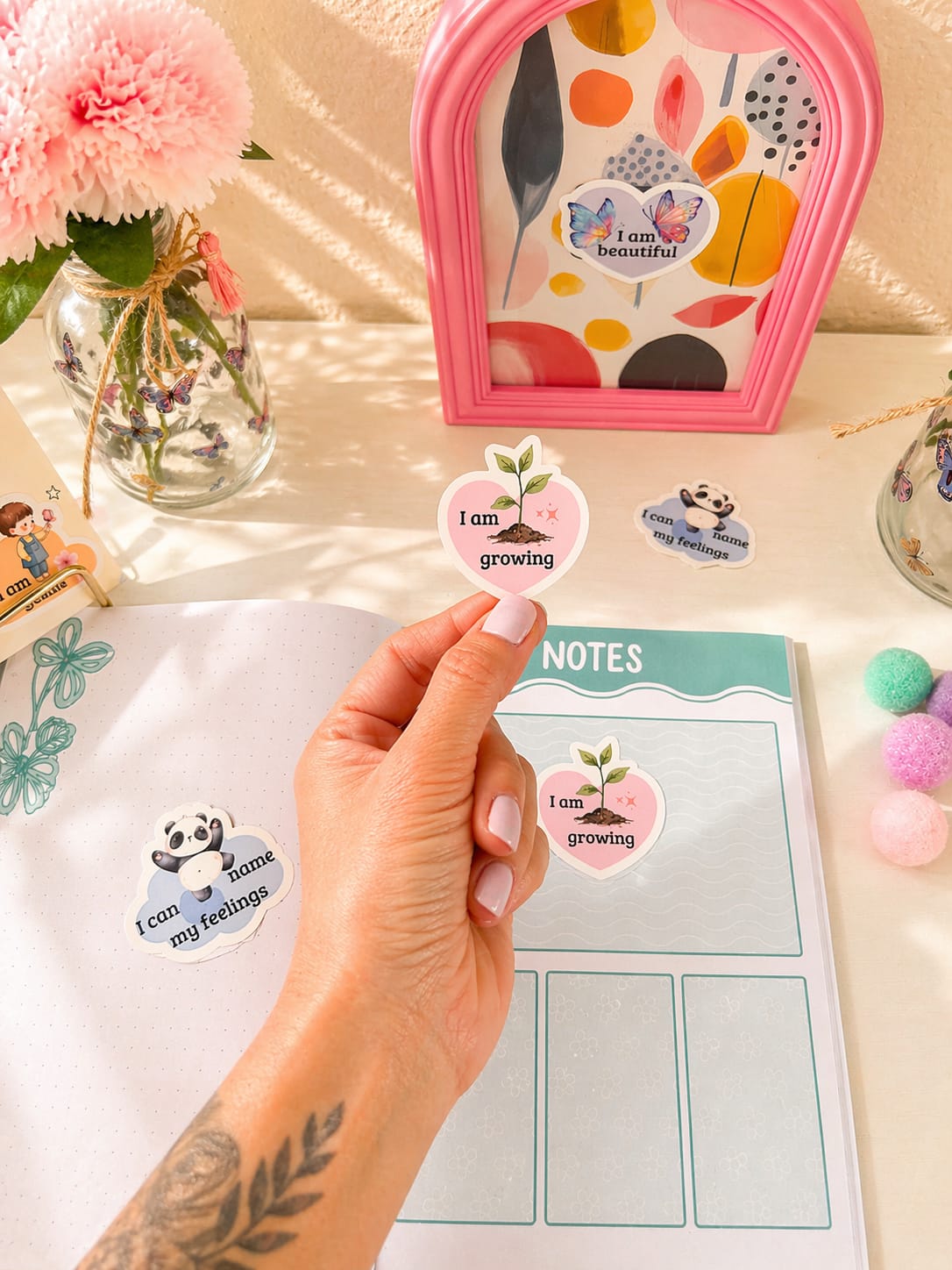 Affirmation Stickers packaging preview