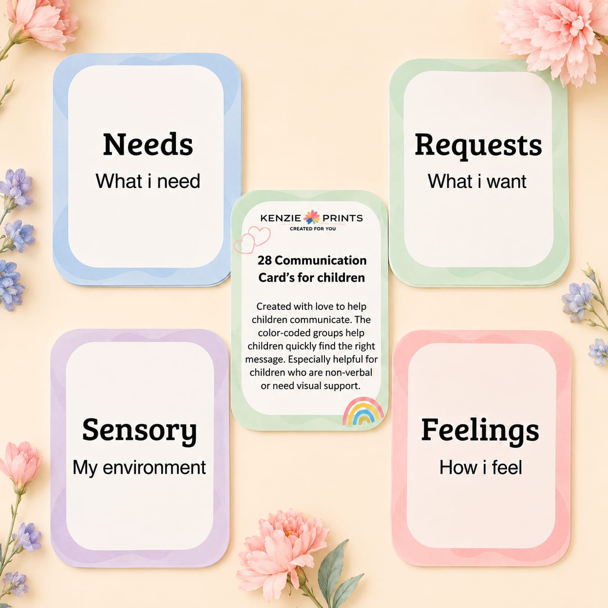 Communication Cards back preview