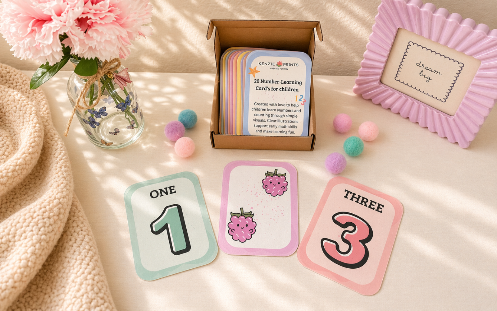 Number Cards packaging preview