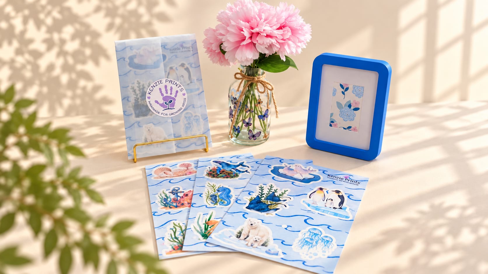 KenziePrints Ocean Stickers